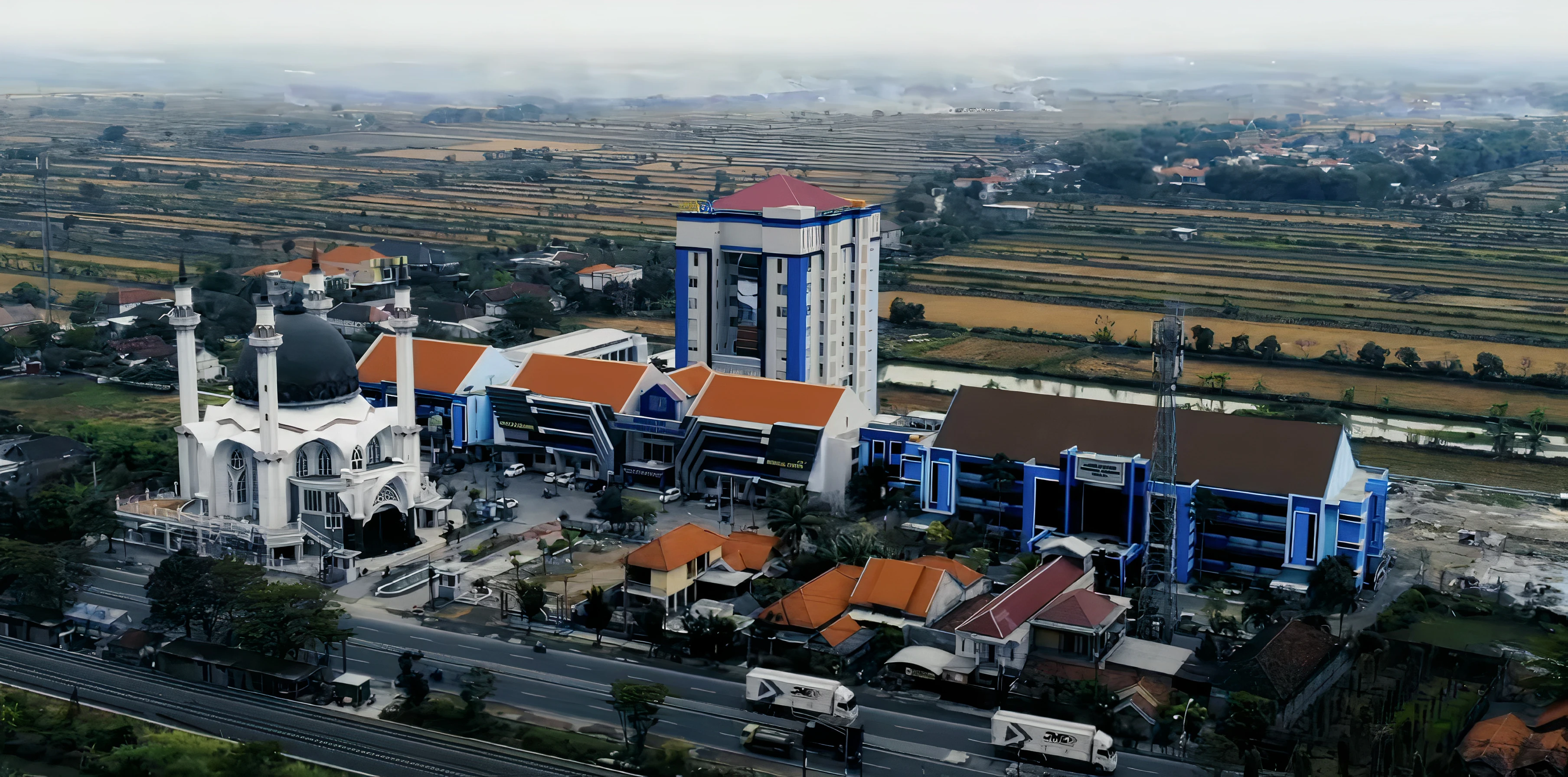 Gambar UMLA dari Atas